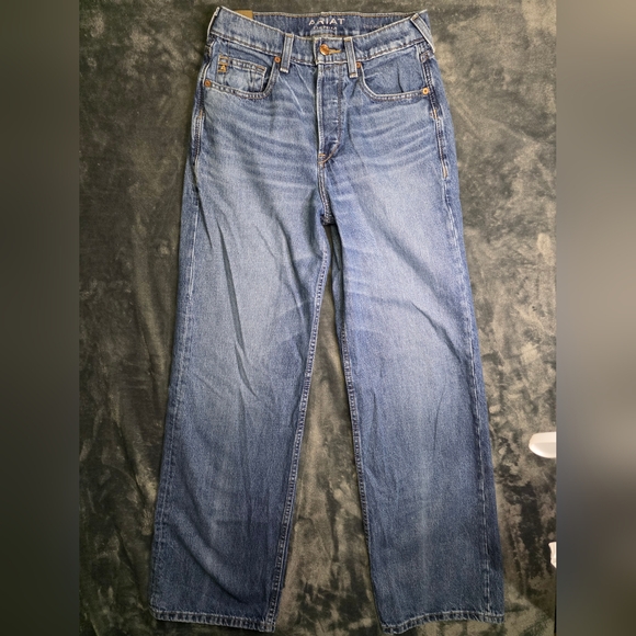 Ariat Denim - Ariat Ultra High Rise Tomboy Wide Jean Button Fly